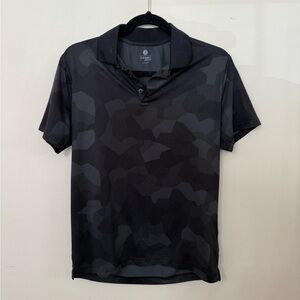 Old Navy Men's Dark Patterned Polo Shirt